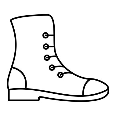Çizme simgesi. vektör illüstrasyonu