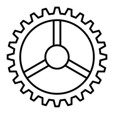 Teçhizat Web simgesi basit illüstrasyon