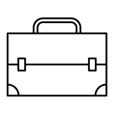 evrak çantası ikonu vektör illüstrasyonu