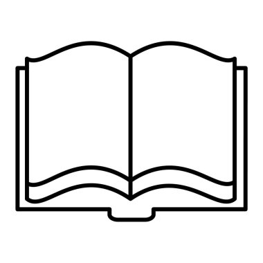 Kitap simgesi çizimini aç