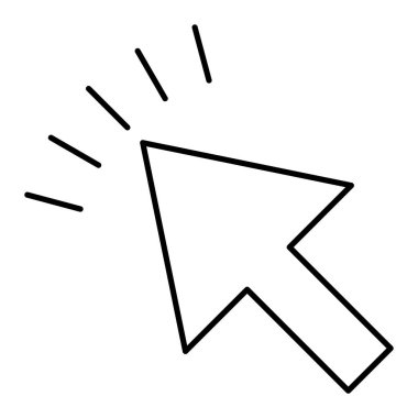 imleç simgesi vektör illüstrasyonu