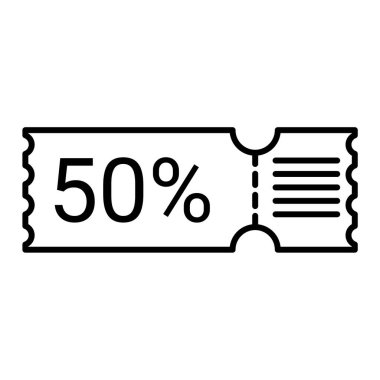 satış simgesi vektör illüstrasyonu