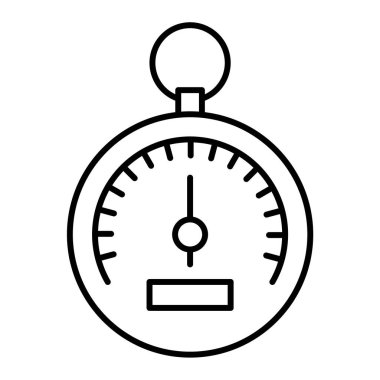 Kronometre simgesi. kronometre vektör çizim sembolü ve web tasarımı