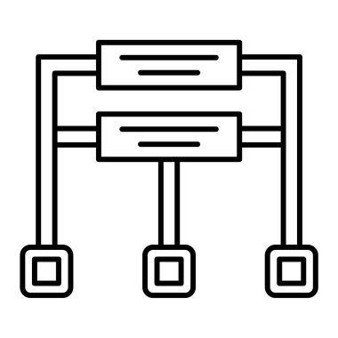 seo modern simgesinin vektör illüstrasyonu