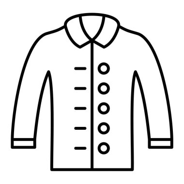 Bir ceketin vektör illüstrasyonu 