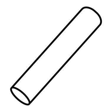 Kalem simgesi. Web için beysbol sopası vektör simgelerinin basit çizimi