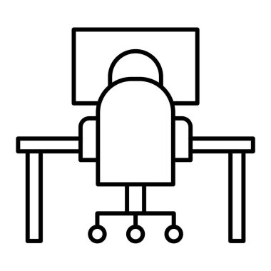 bilgisayar simgesi vektör illüstrasyonu