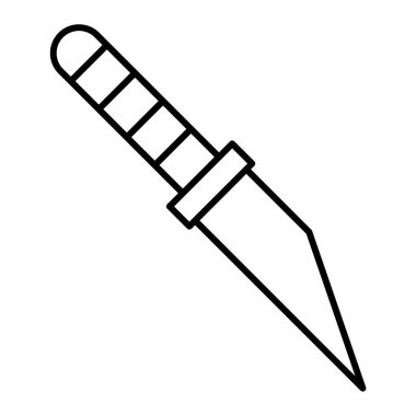 Bıçak. Web simgesi basit illüstrasyon