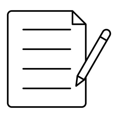 belge simgesi, vektör çizimi