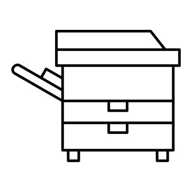 mobilya ikonu vektör illüstrasyonu