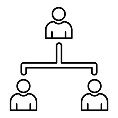 İnsan simgesinin vektör illüstrasyonu