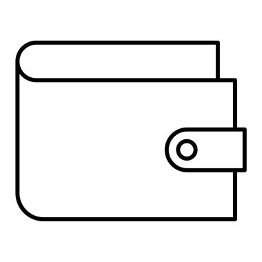 cüzdan ikonu vektör illüstrasyonu