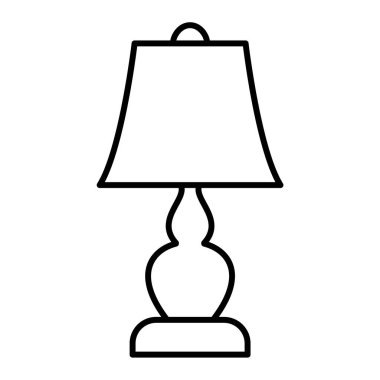 vektör basit lamba simgeleri. beyaz arkaplanda izole edilmiş.