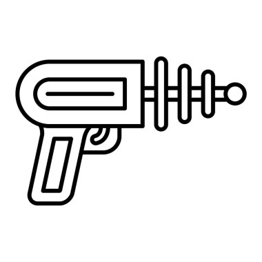 Bir silah simgesinin vektör illüstrasyonu