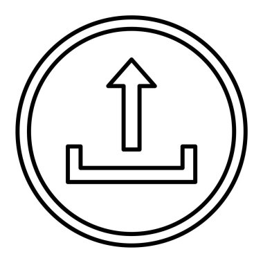 Ok simgesi. Web için ok vektör simgelerinin özet çizimi