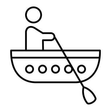 tekne ikonu vektör illüstrasyonu