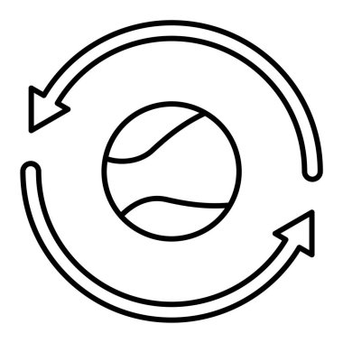 top, web, vektör illüstrasyonu