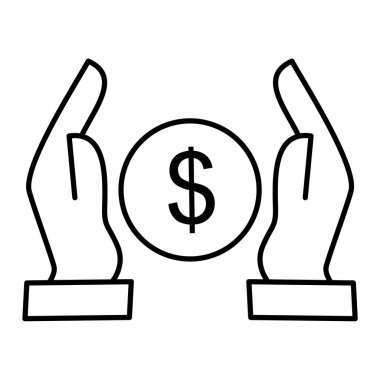 para simgesi vektör illüstrasyonu