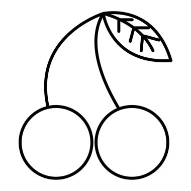 kiraz vektör çizim