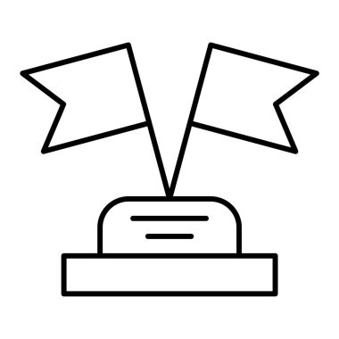 kupa simgesi vektör illüstrasyonu