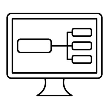 Bilgisayar donanım simgesi. Beyaz arkaplanda izole edilmiş web tasarımı için akıllı telefon aygıtı vektör illüstrasyon sembolü