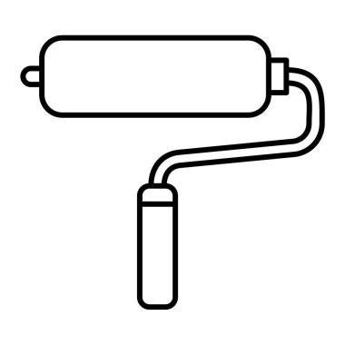 Boya silindiri ikonu. vektör illüstrasyonu