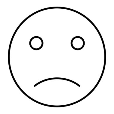 yüz simgesi, vektör çizimi