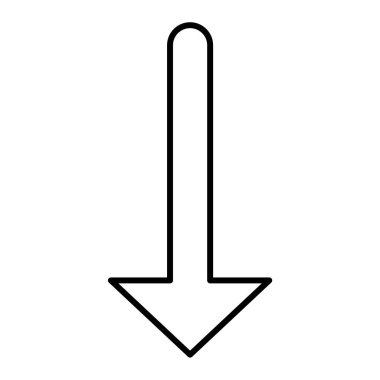 Ok. Web simgesi basit illüstrasyon