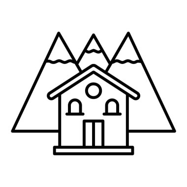 ev simgesi vektör illüstrasyonu