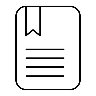 kitap simgesi vektör illüstrasyonu