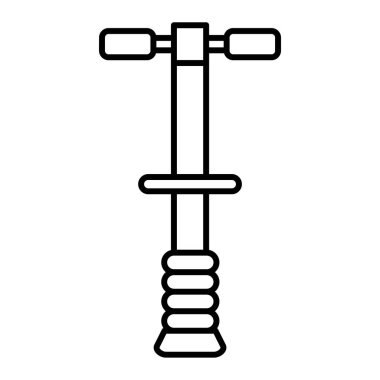 Araba süspansiyon çizgisi simgesi. özet vektör illüstrasyonu.