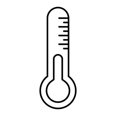 termometre simgesi vektör illüstrasyonu