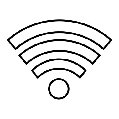 wifi simgesi vektör illüstrasyonu