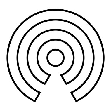 Kolayca değiştirebilen veya düzenleyebilen radar vektör simgesi