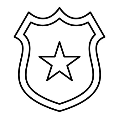 kalkan simgesi, vektör illüstrasyonu