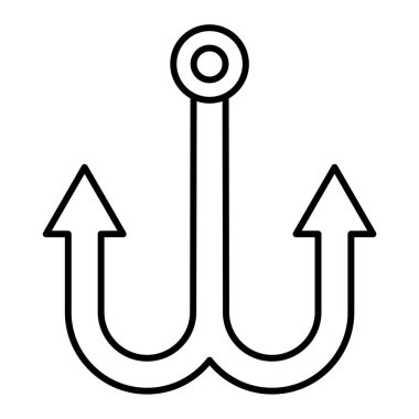 Çapa. Web simgesi basit illüstrasyon