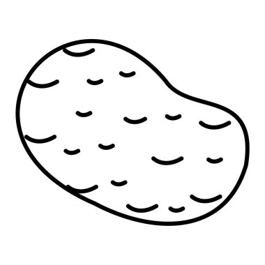 vektör el çizgi film simgesi çizer.