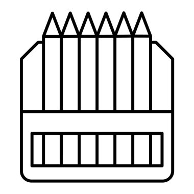 Kalem simgesi. Web için kalem vektör simgelerinin özet çizimi