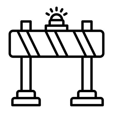 Yol simgesi vektör illüstrasyonu
