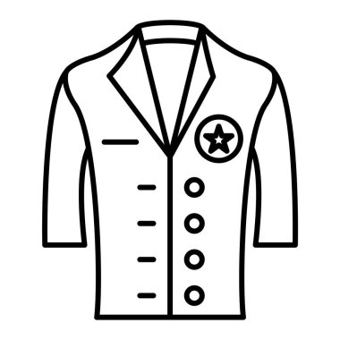 Ceketli bir adamın vektör çizimi