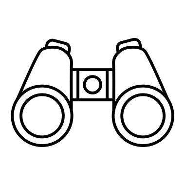 dürbün simgesi. vektör illüstrasyonu