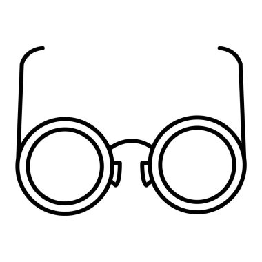 gözlük ikonu vektör illüstrasyonu