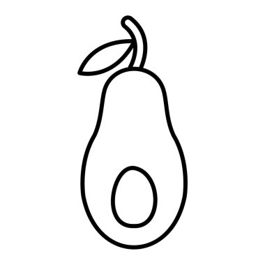 Lezzetli ve sulu meyve ikonu vektör çizimi tasarımı