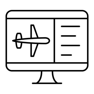 seyahat simgesi vektör çizimi