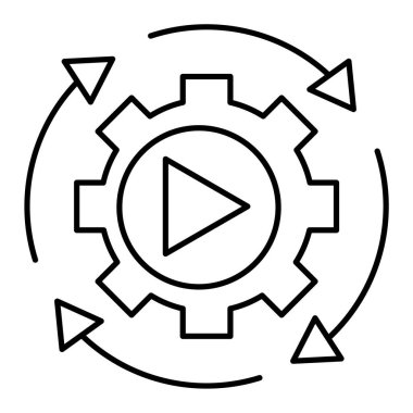 seo modern simgesinin vektör illüstrasyonu