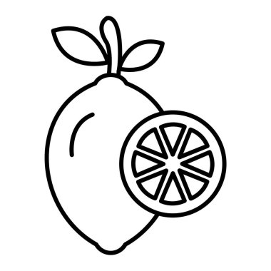 taze meyve ikonu vektör illüstrasyon grafik tasarımı