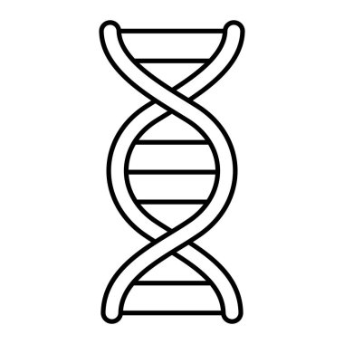 DNA simgesi vektör illüstrasyonu