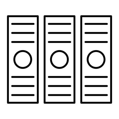 belge simgesi vektör illüstrasyonu