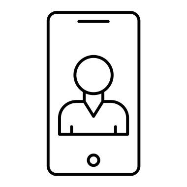 cep telefonu ikonu vektör illüstrasyonu