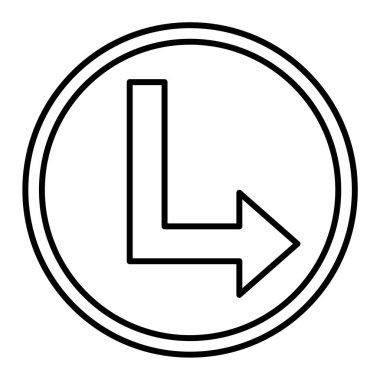 Ok simgesi. Web için ok vektör simgelerinin özet çizimi